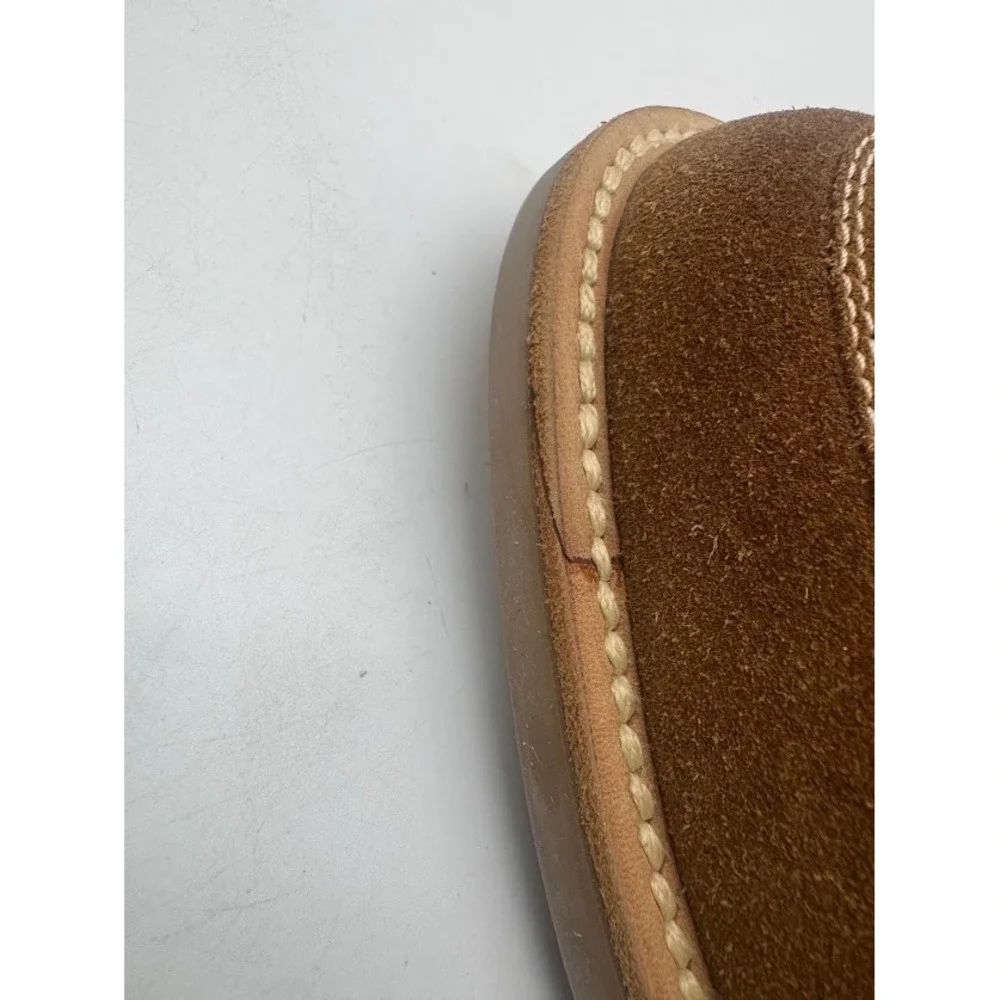 Bruno Magli Drago MOD 255 Mens Brown Suede Derby Shoes Size 7.5 M Italy